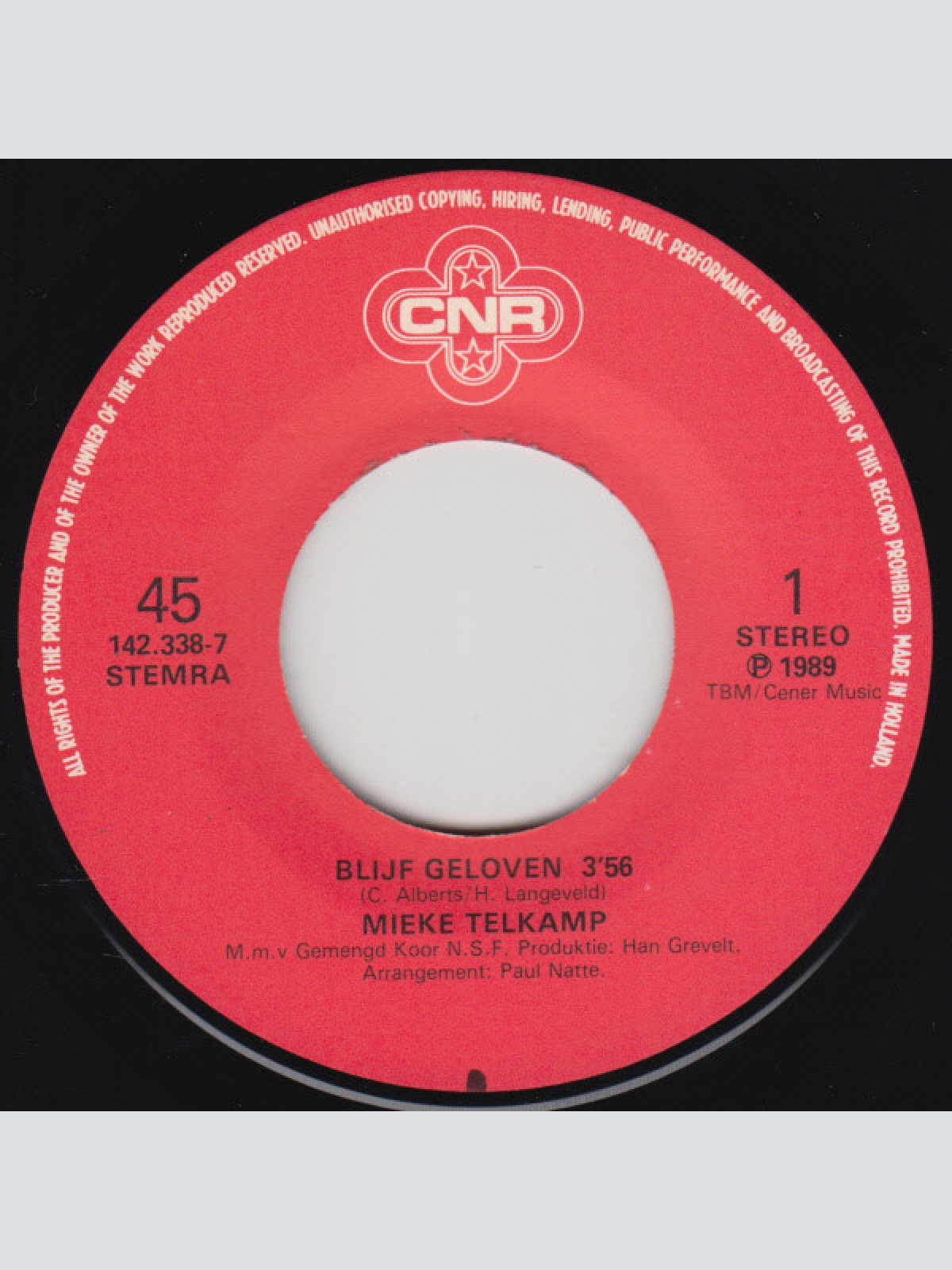 Vinyl / Mieke Telkamp - Blijf Geloven