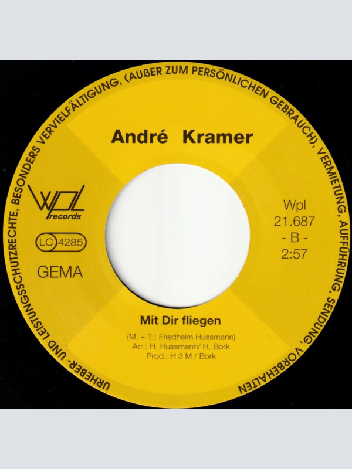 Vinyl / André Kramer (2) - Nun Sag' Schon Adieu