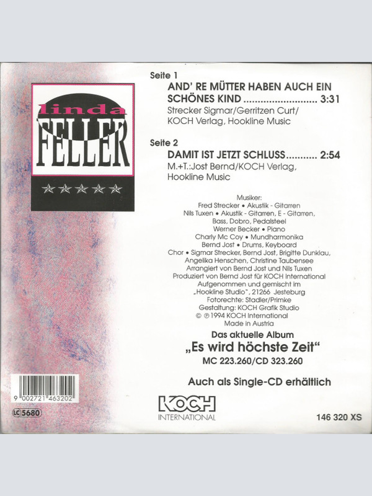 Vinyl / Linda Feller - And're Mütter Haben Auch Ein Schönes Kind