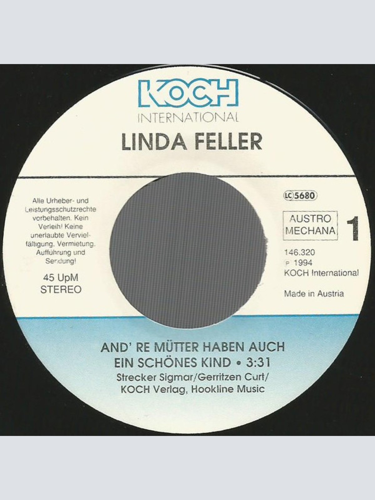 Vinyl / Linda Feller - And're Mütter Haben Auch Ein Schönes Kind