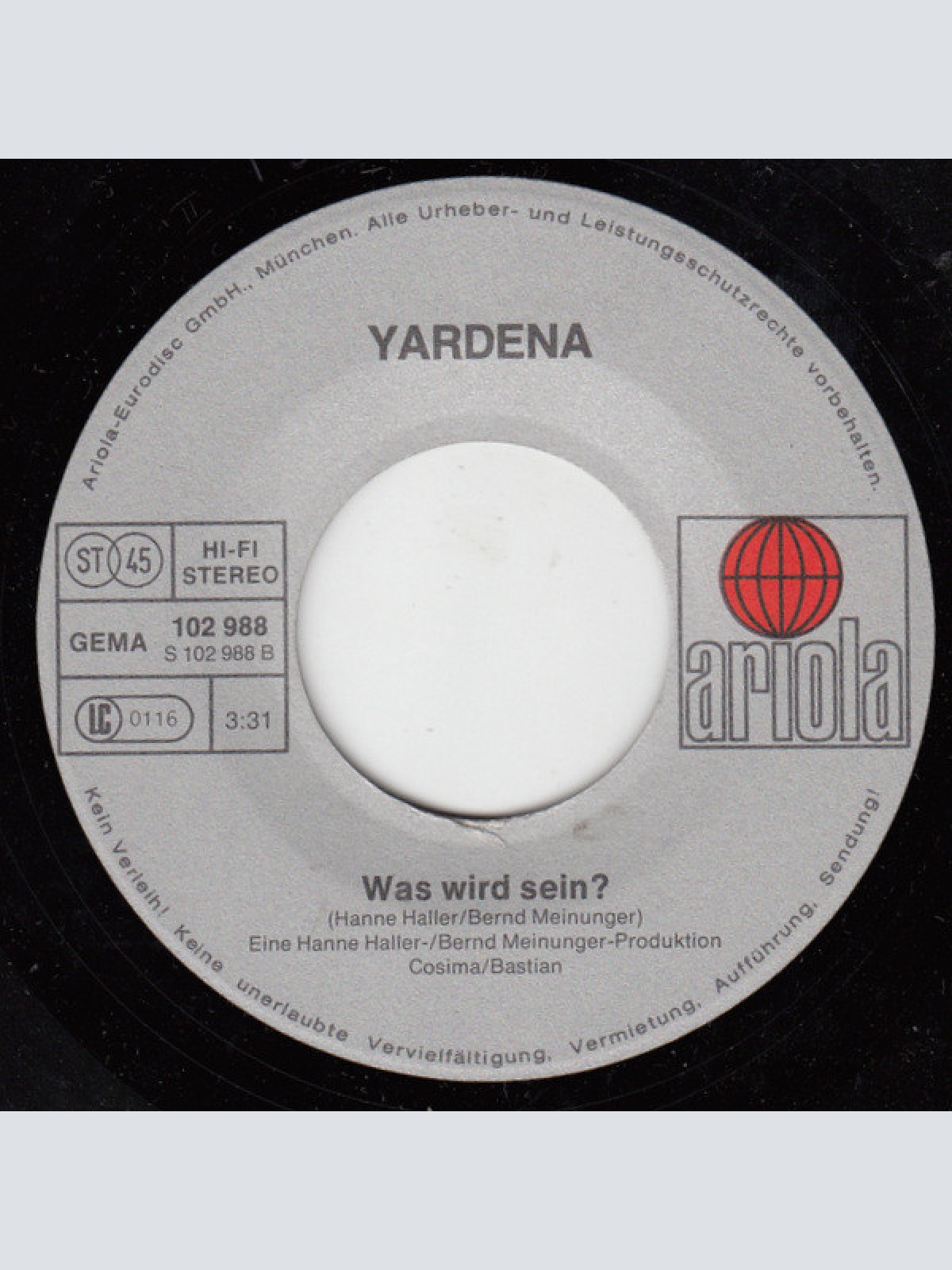 Vinyl / Yardena* - Sinai