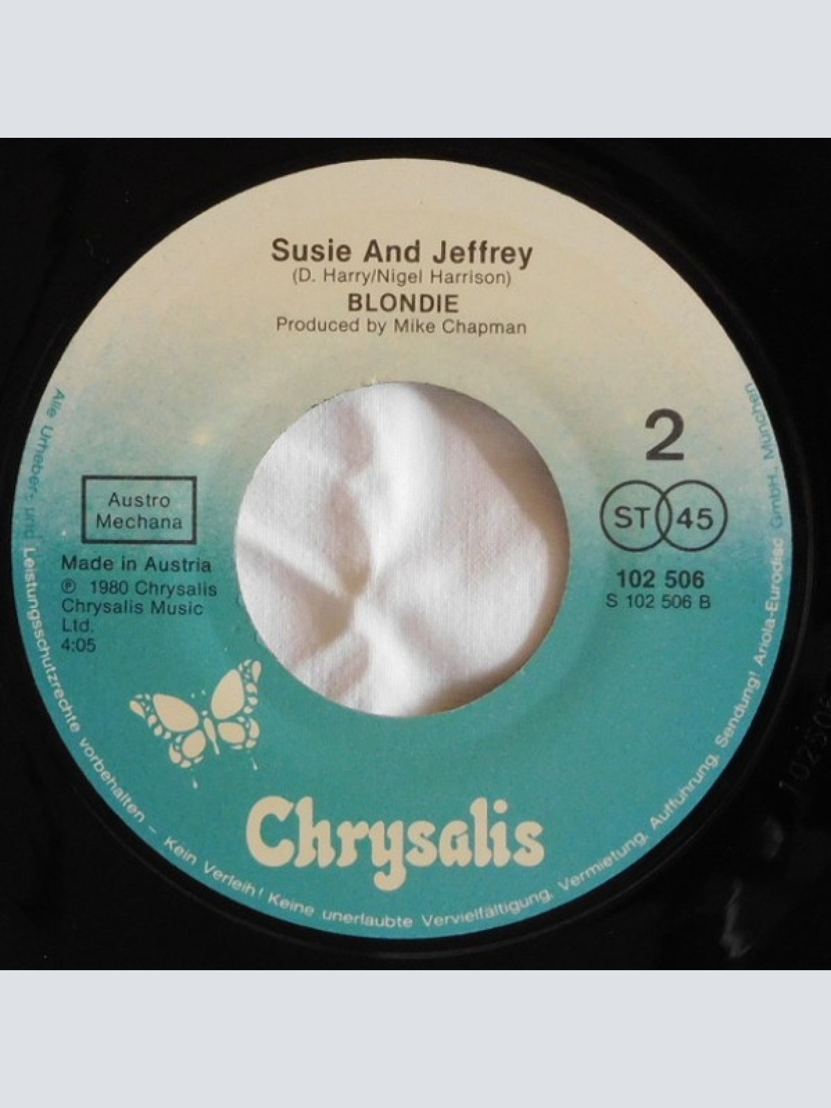 Vinyl / Blondie - The Tide Is High