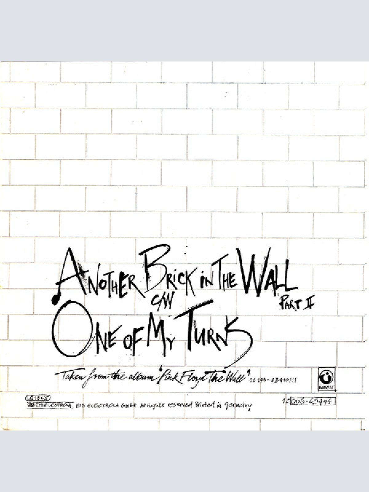 Vinyl / Pink Floyd - Another Brick In The Wall Part II c/w One Of My Turns