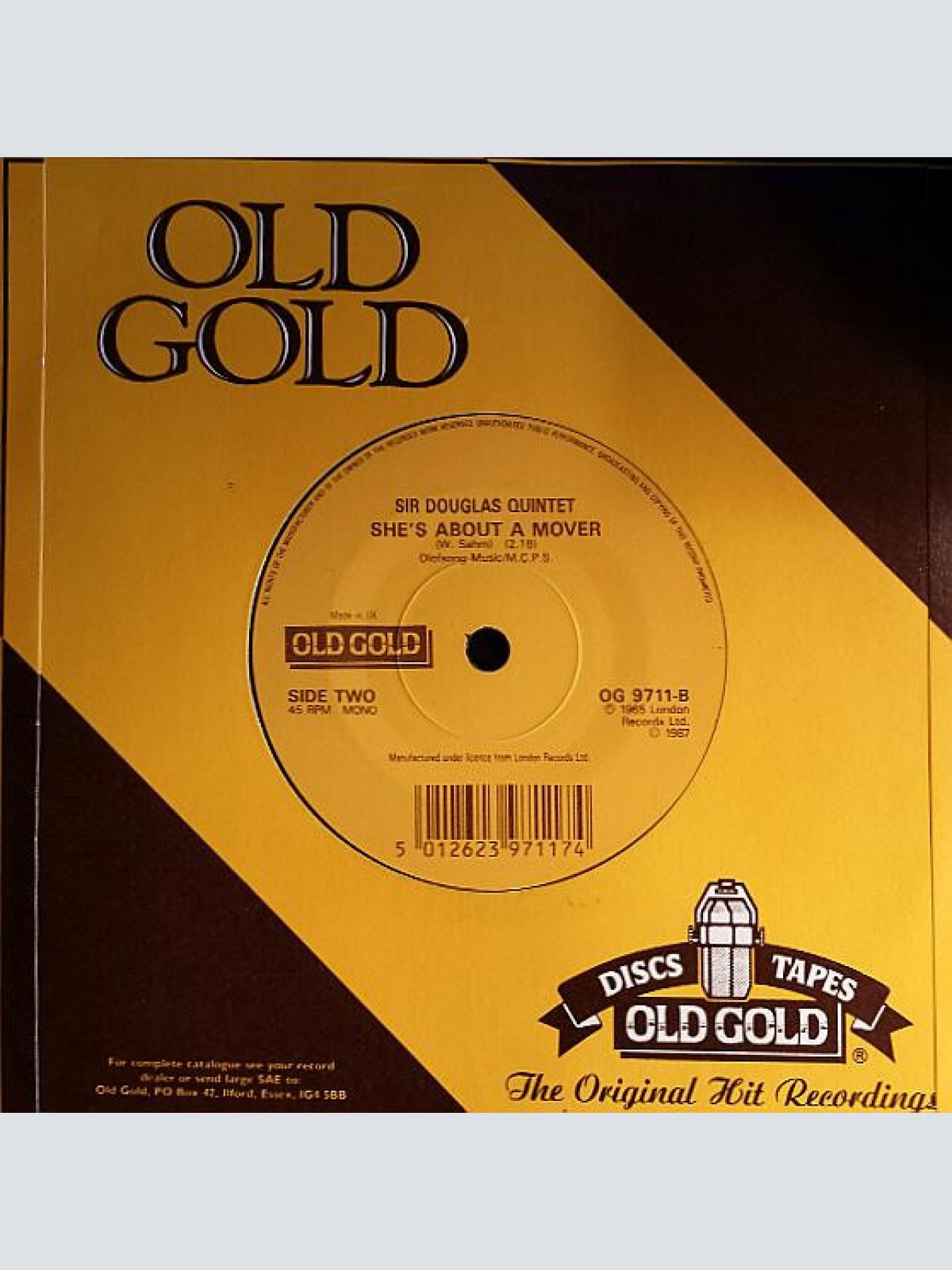 Vinyl / Dave Edmunds / Sir Douglas Quintet - I Hear You Knocking / She's About A Mover