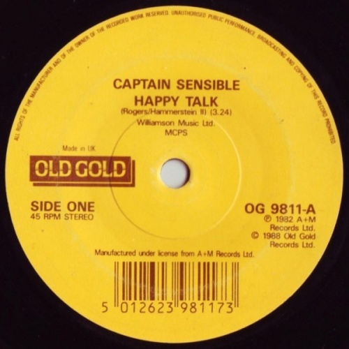 Vinyl / Captain Sensible - Happy Talk