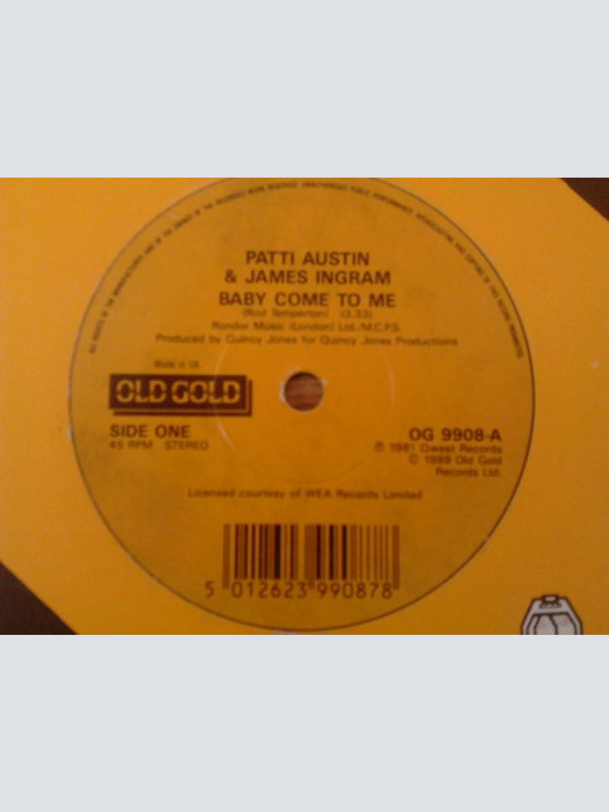 Vinyl / Patti Austin And James Ingram - Baby Come To Me
