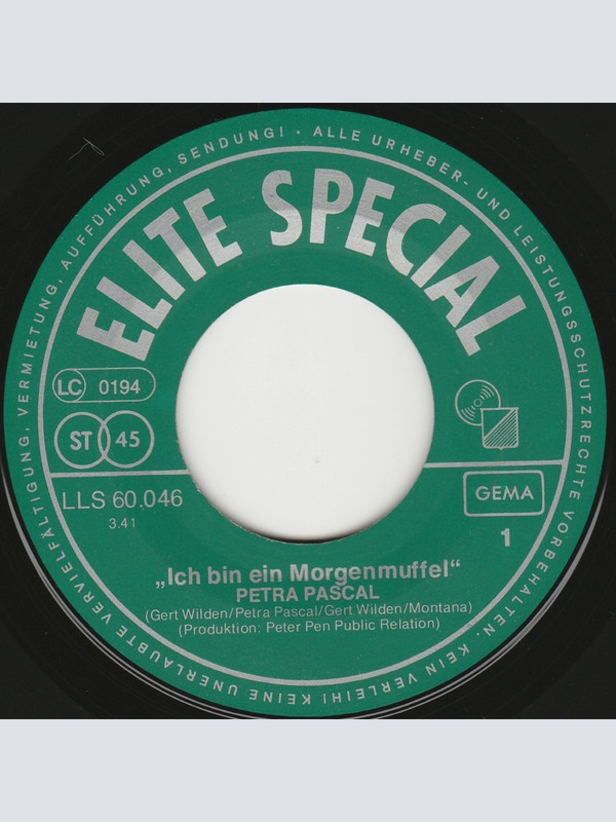 Vinyl / Petra Pascal - Ich Bin Ein Morgenmuffel