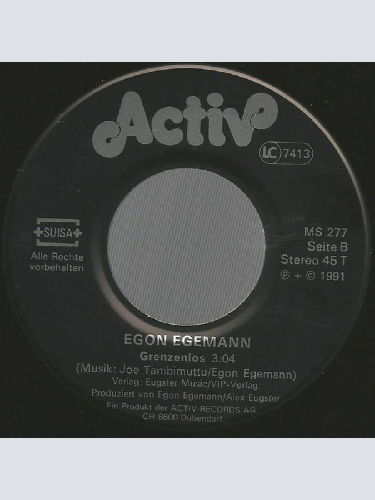 Vinyl / Egon Egemann - Reicht Euch Die Hände