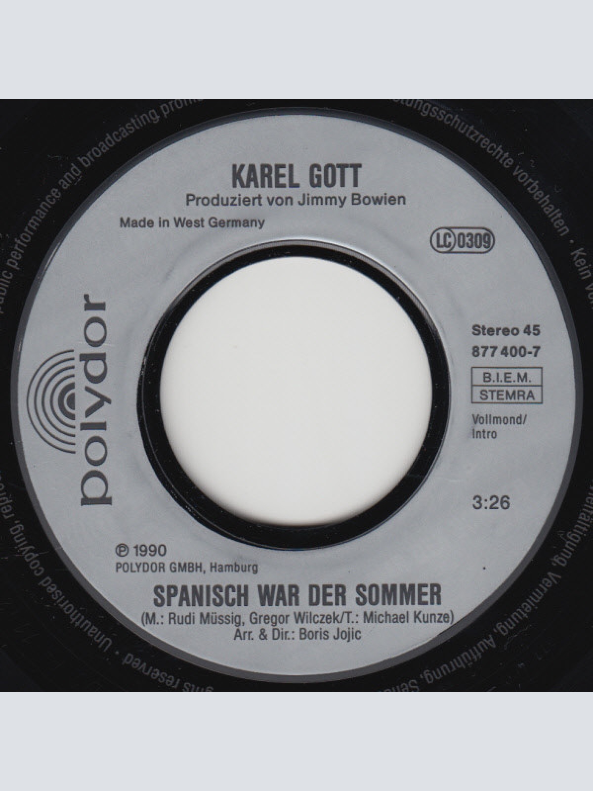 Vinyl / Karel Gott - Spanisch War Der Sommer