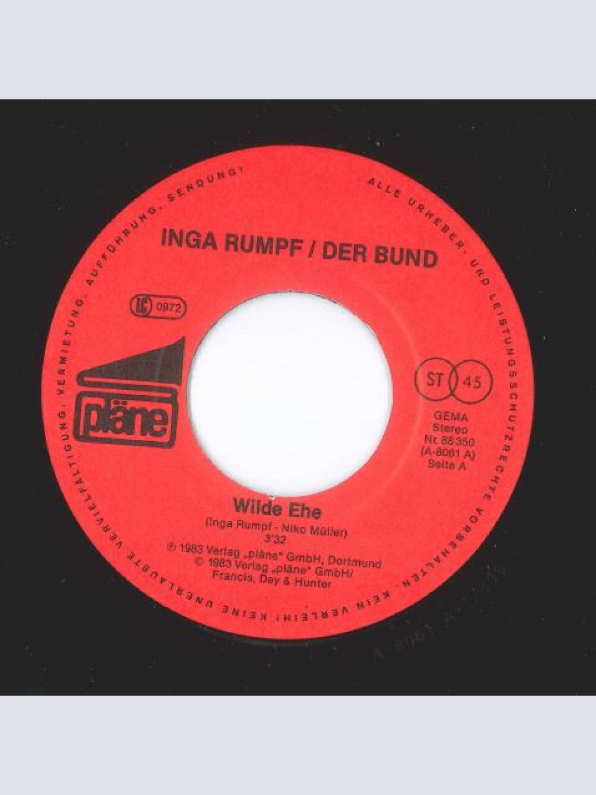 Vinyl / Inga Rumpf / Der Bund - Wilde Ehe