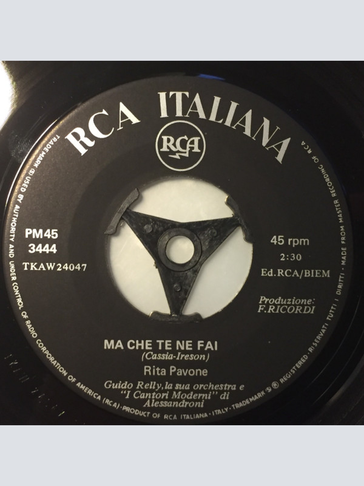 Vinyl / Rita Pavone - Tu Sei Come / Ma Che Te Ne Fai