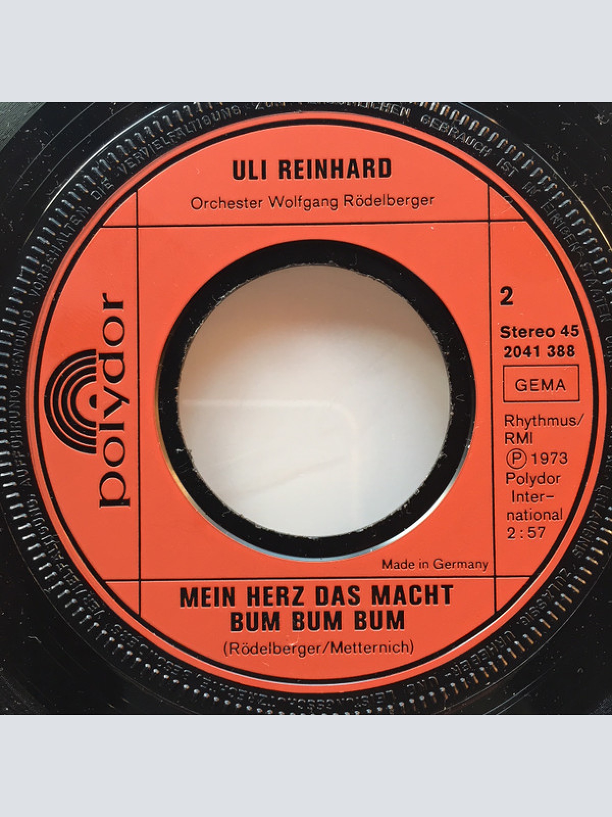 Vinyl / Uli Reinhard - Mississippi Lady