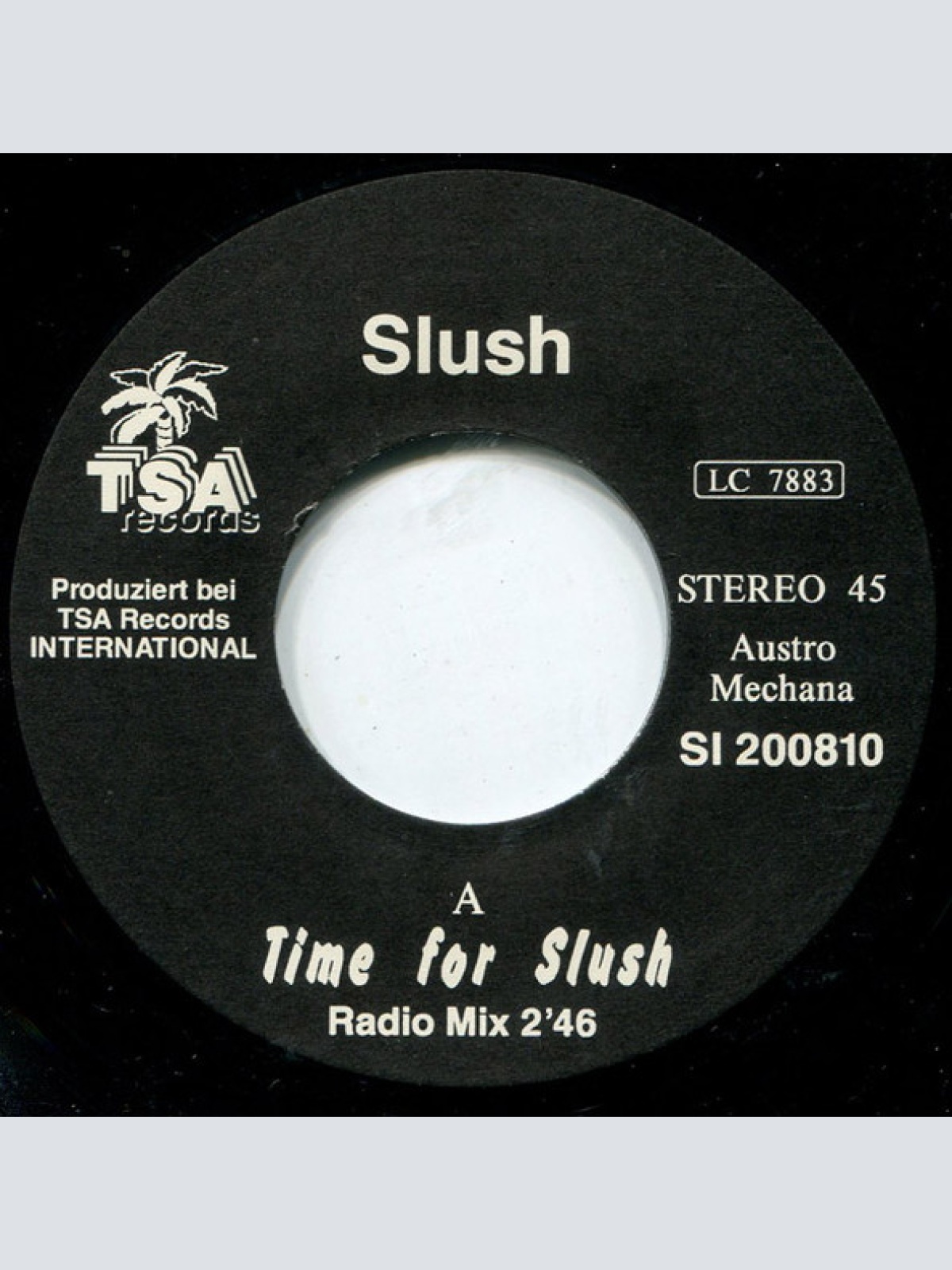 Vinyl / Slush (9) - Time For Slush