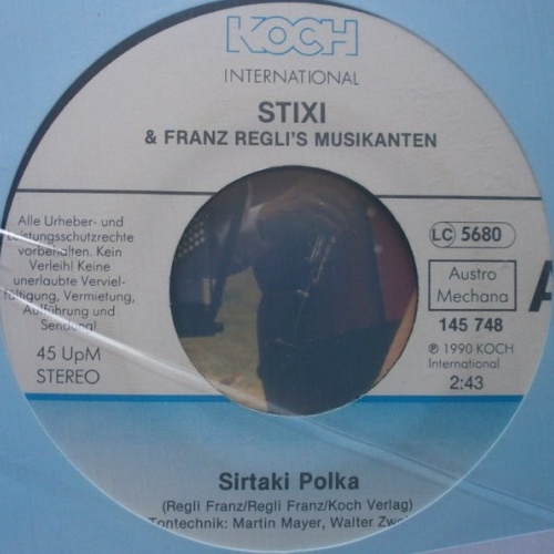 Vinyl / Stixi, Sonja (24), Franz Regli's Musikanten - Sirtaki Polka