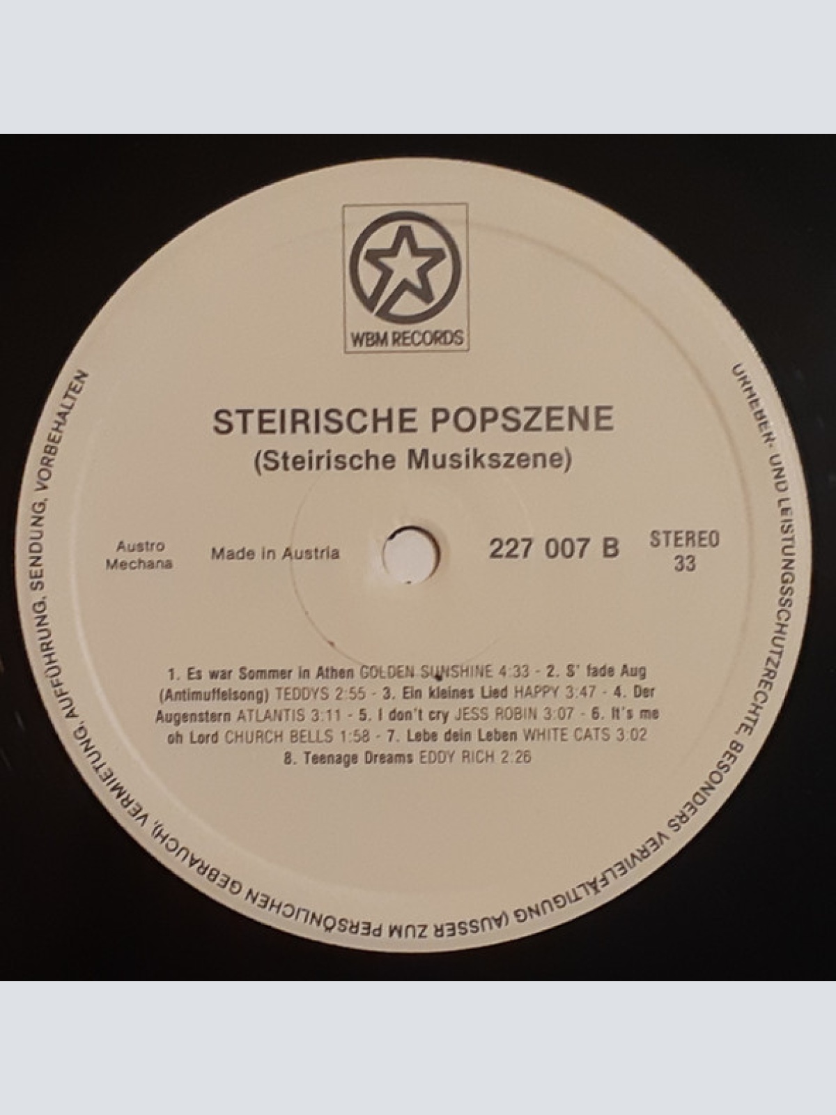 Vinyl / Various - Steirische Popszene (Steirische Musikszene)