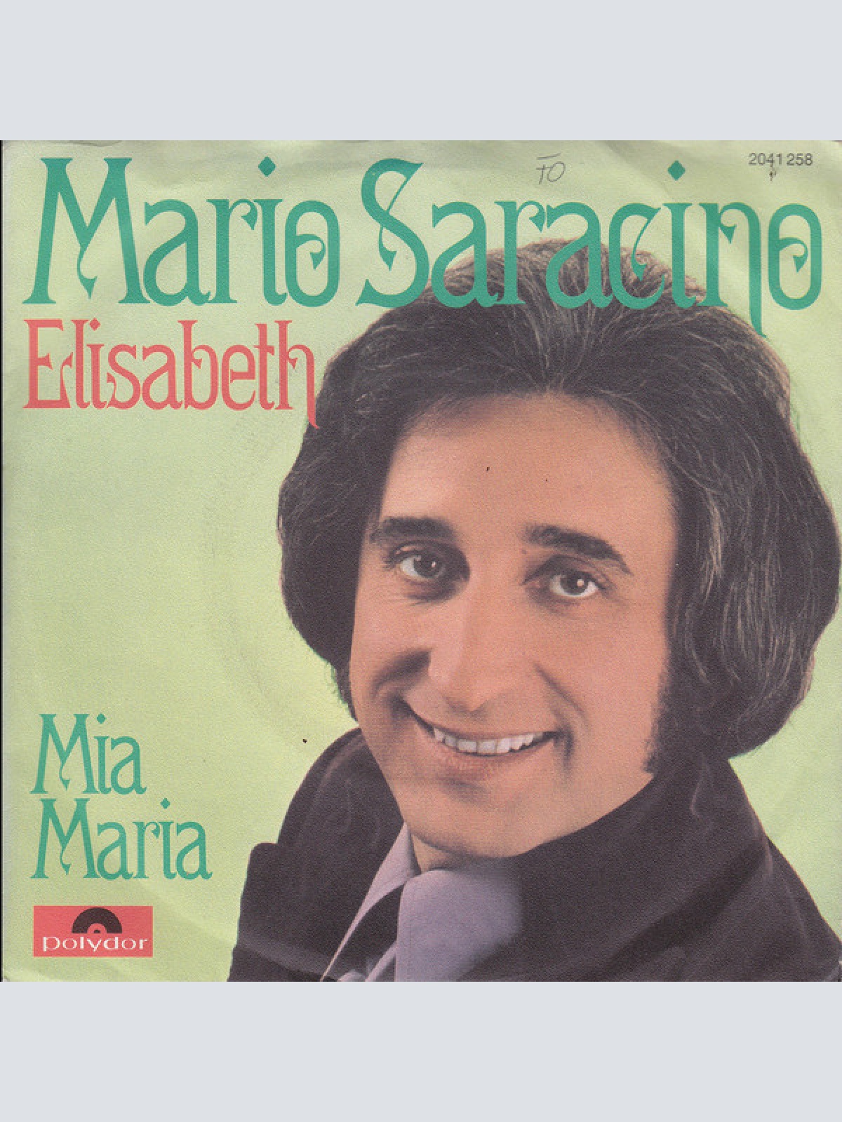Vinyl / Mario Saracino - Elisabeth