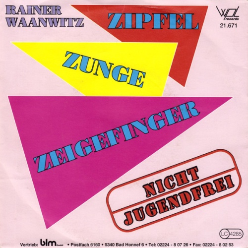 Vinyl / Rainer Waanwitz - Zipfel, Zunge, Zeigefinger