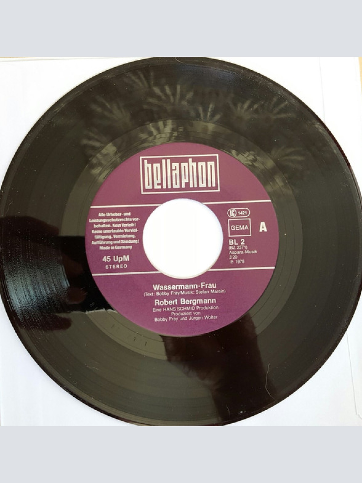 Vinyl / Robert Bergmann, Irmentraud Seyfert - Wassermann Mann und Frau 21.1.-19.2.