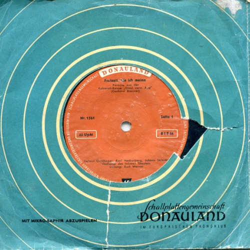 Vinyl / Helmut Qualtinger - Freizeit, Die Ich Meine / Der Jedermann-Kollapso / Der Dialektische Materialismus-Rock