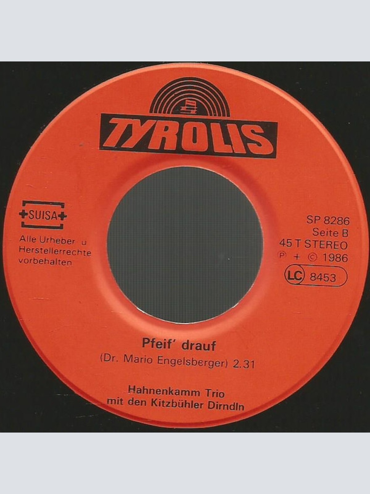 Vinyl / Hahnenkamm Trio Mit Den Kitzbühler Dirndln - Du, I Möcht' Dir Gern' Dankschön Sagen / Pfeiff' Drauf