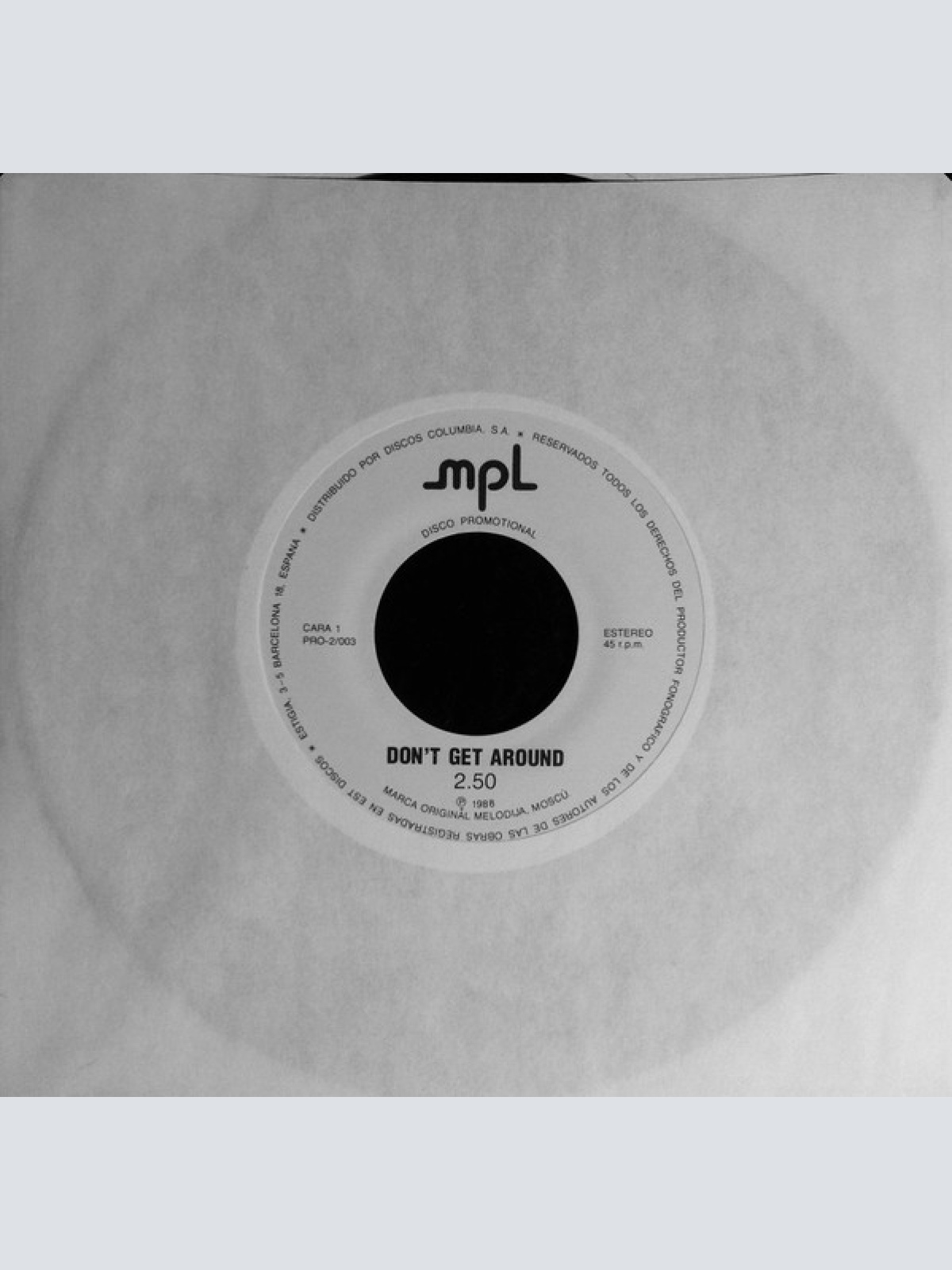 Vinyl / Paul McCartney - Don't Get Around / That's All Right