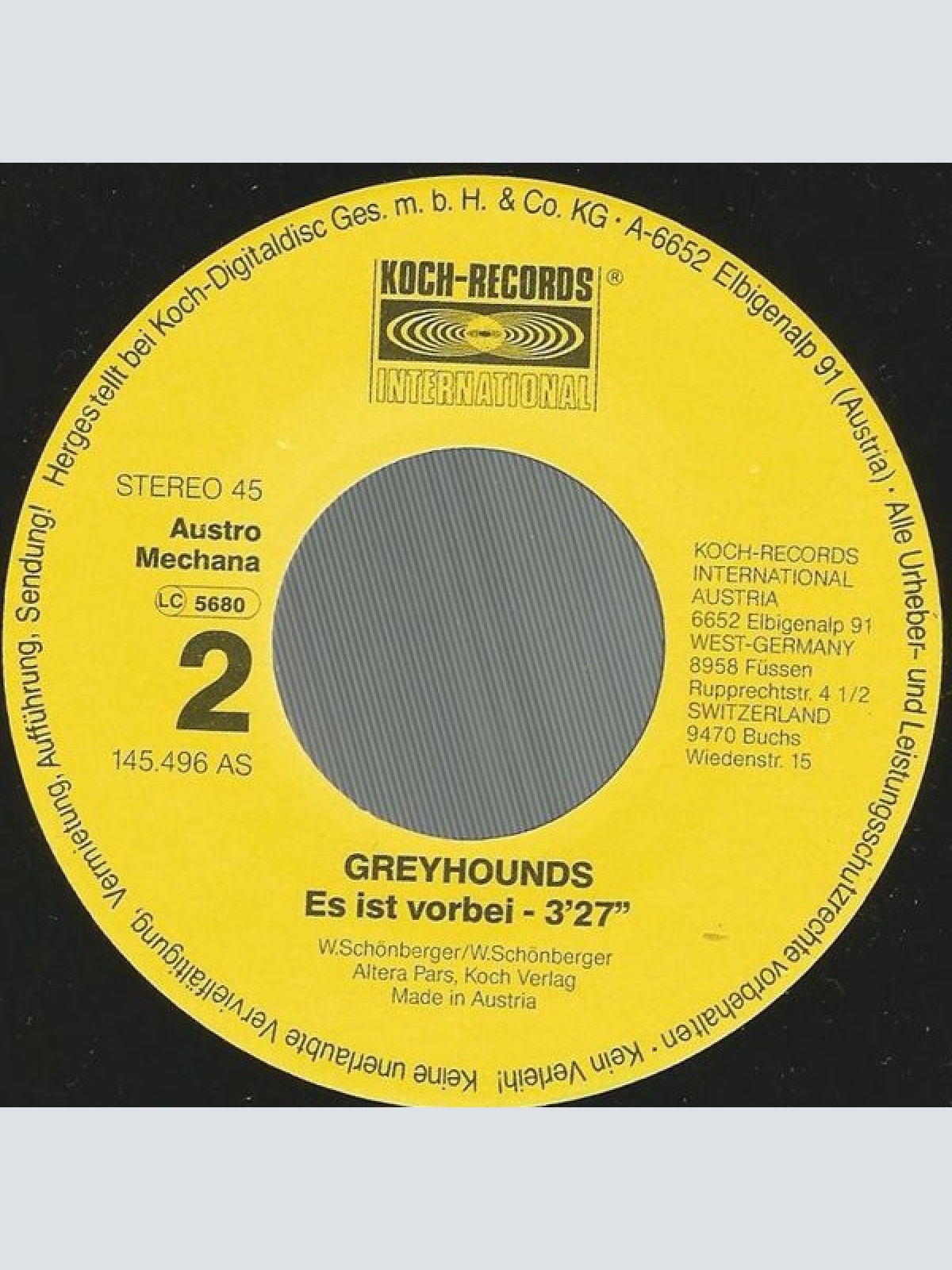Vinyl / Greyhounds - Surfin, Surfin, Surfin