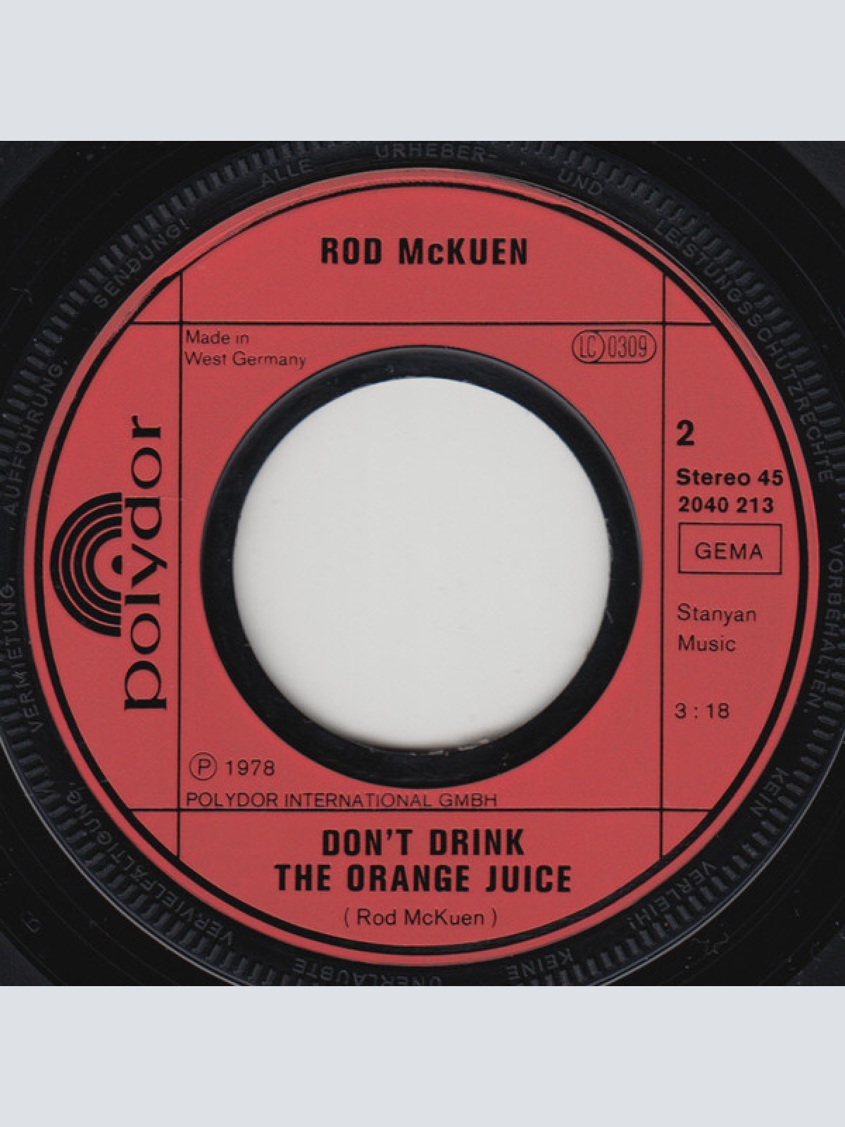 Vinyl / Rod McKuen - The Wind Of Change (Aranjuez)