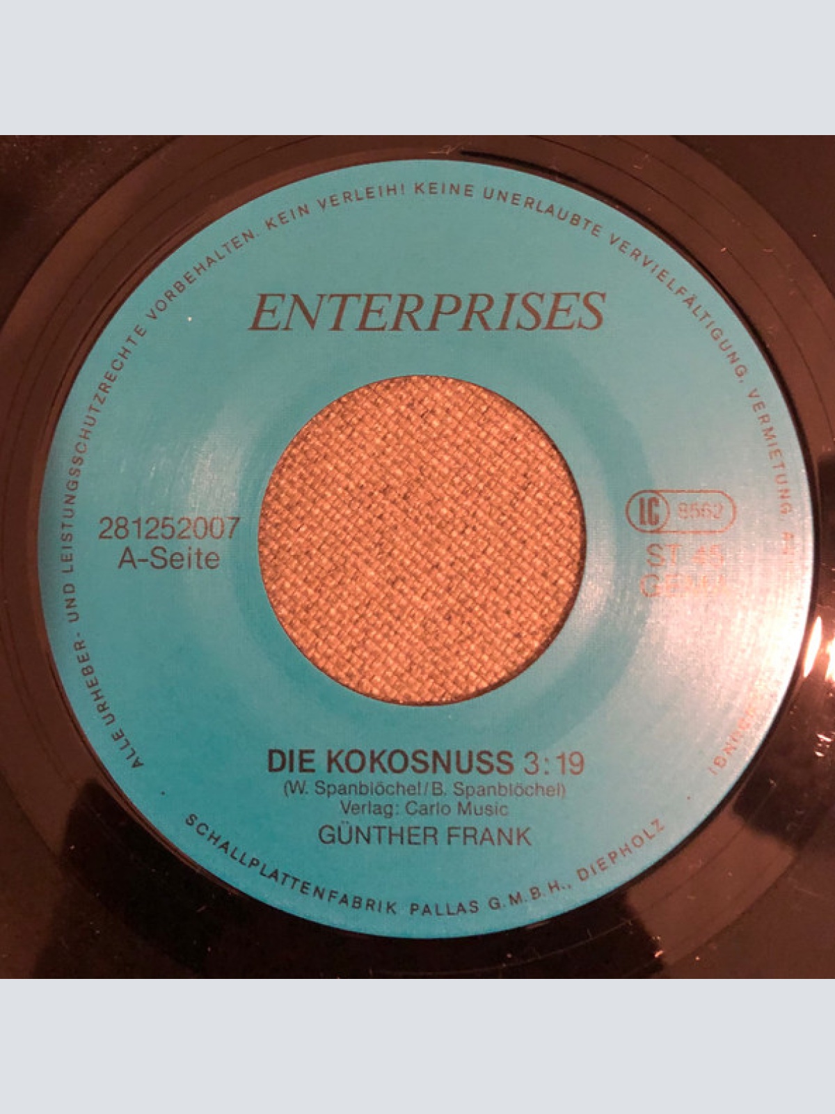 Vinyl / Günther Frank - Die Kokosnuß