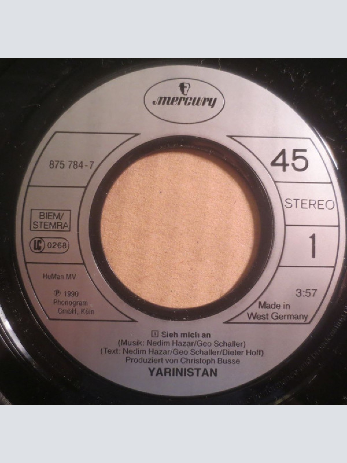 Vinyl / Yarınistan - Sieh Mich An