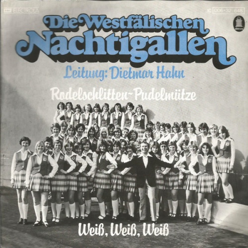Vinyl / Die Westfälischen Nachtigallen - Rodelschlitten-Pudelmütze / Weiß, Weiß, Weiß
