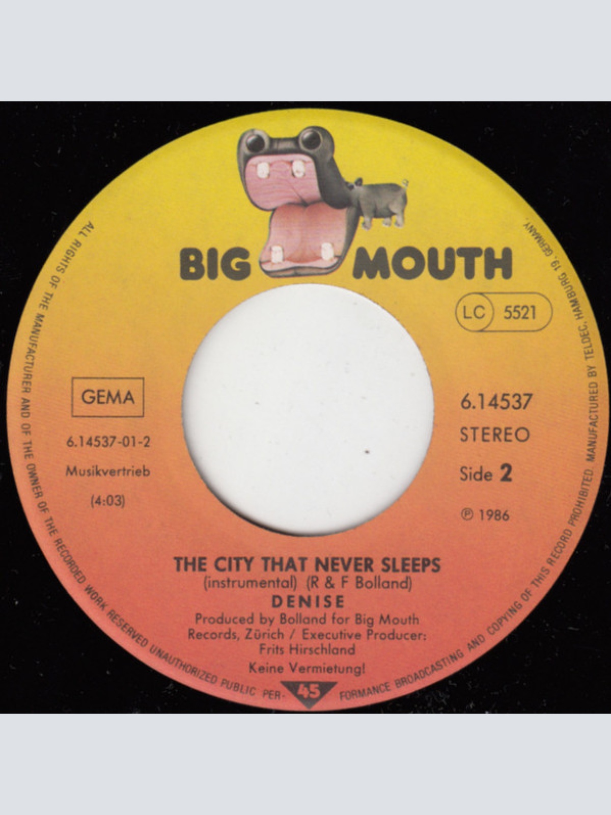 Vinyl / Denise (13) - New York, New York