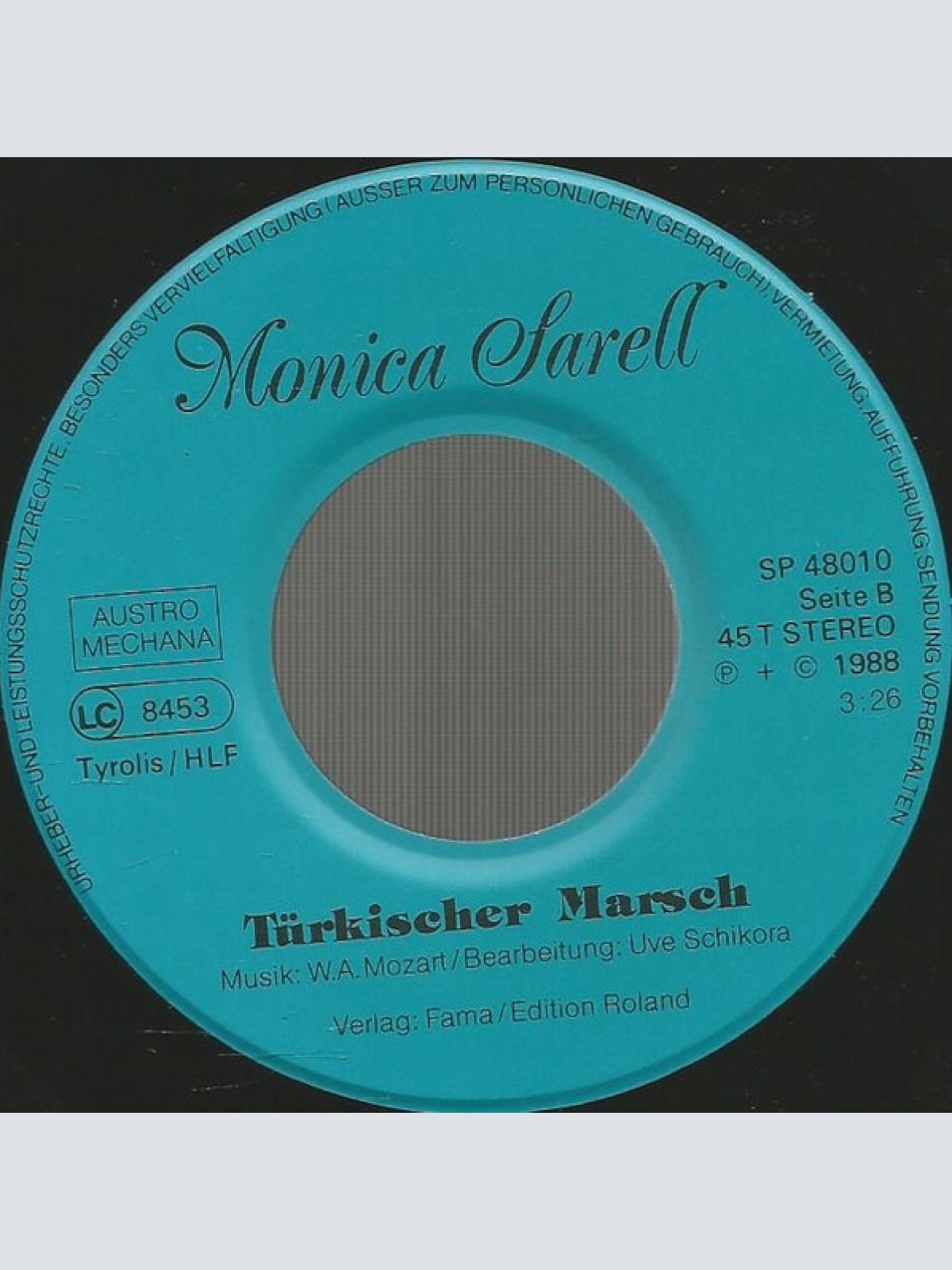 Vinyl / Monica Sarell - Summernight Melodie
