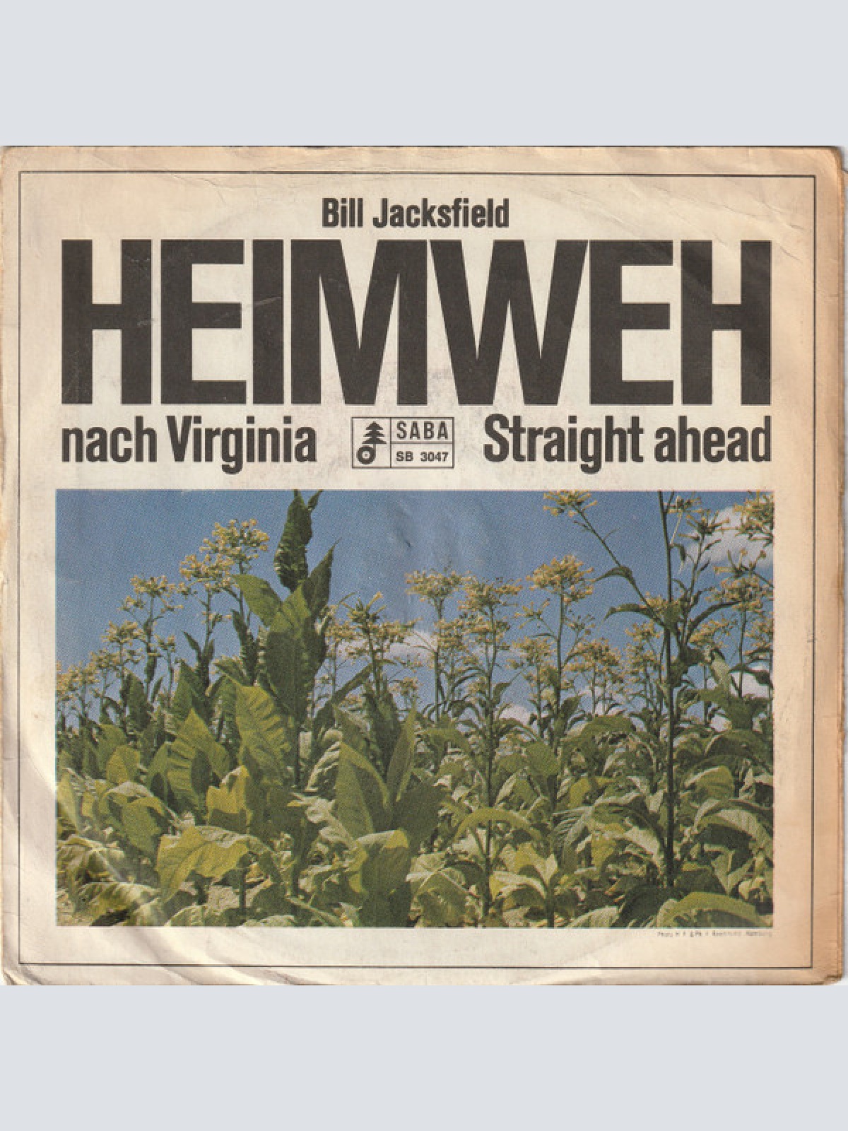 Vinyl / Bill Jacksfield - Heimweh Nach Virginia