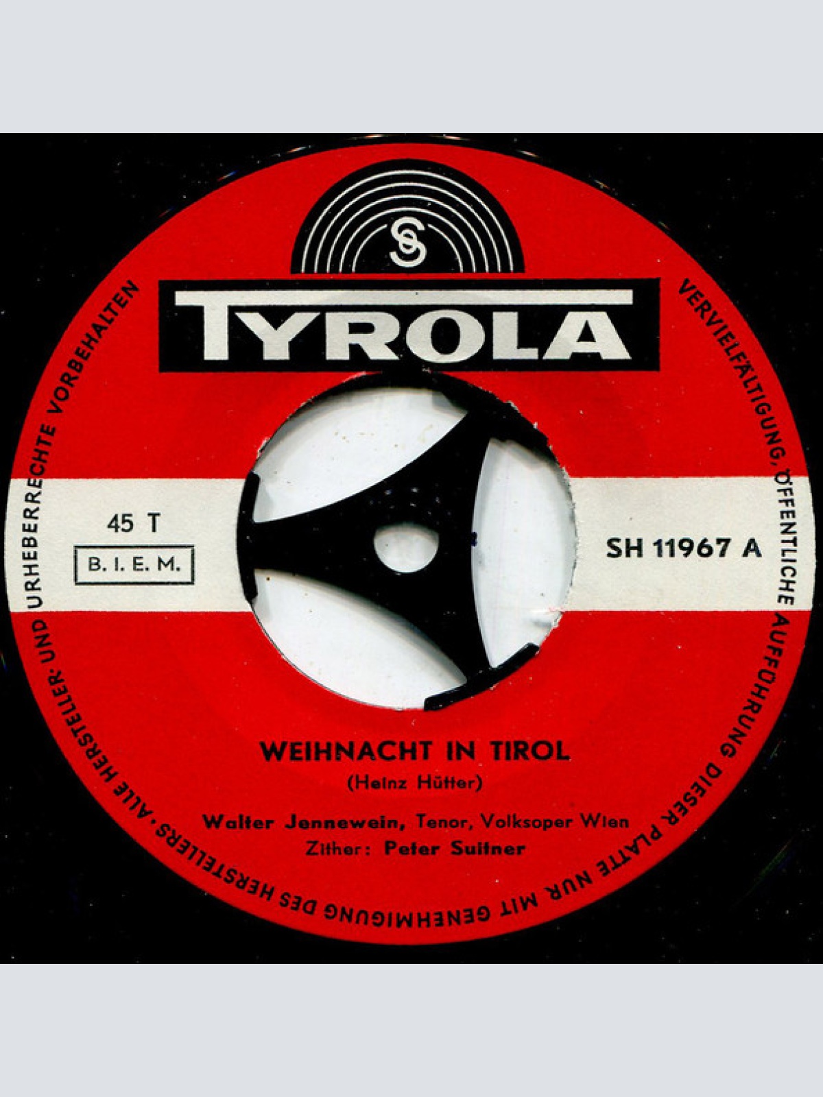 Vinyl / Walter Jenewein - Weihnacht In Tirol / Stille Nacht Heilige Nacht