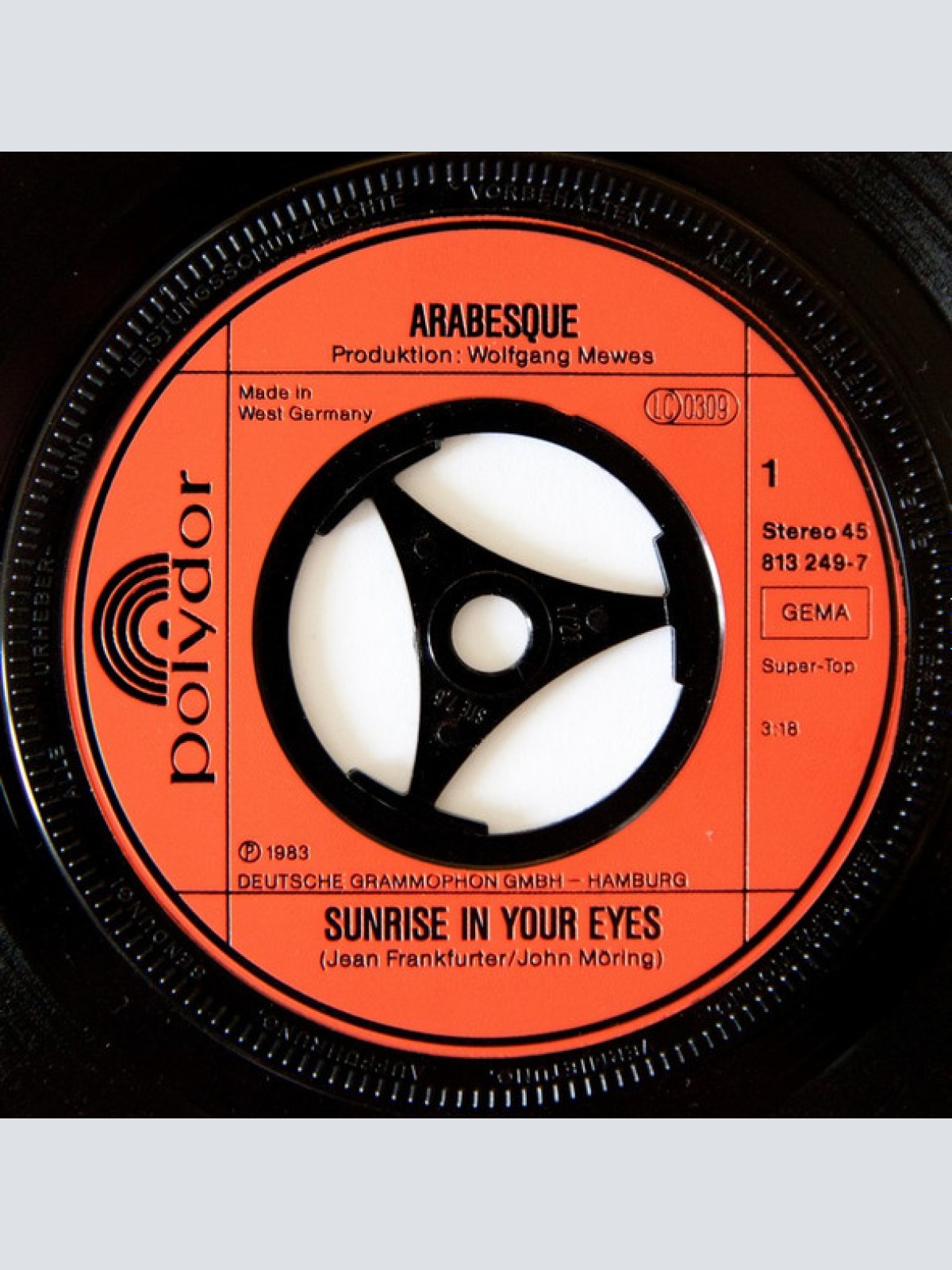 Vinyl / Arabesque - Sunrise In Your Eyes