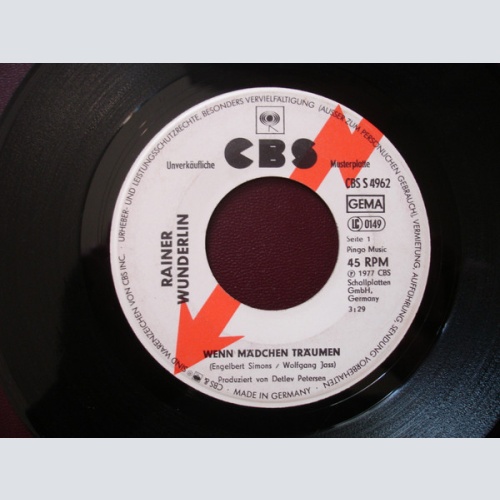 Vinyl / Rainer Wunderlin - Wenn Mädchen Träumen
