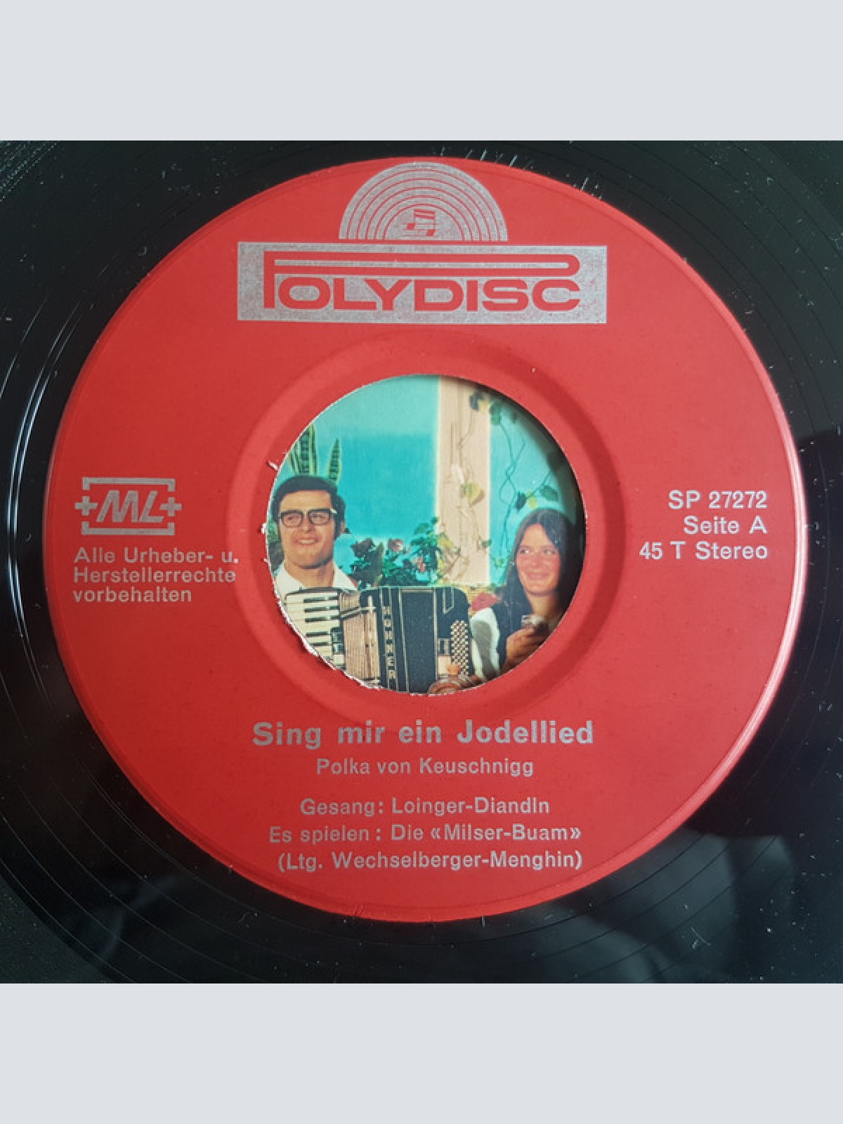 Vinyl / Die Milser Buam - Sing Mir Ein Jodellied