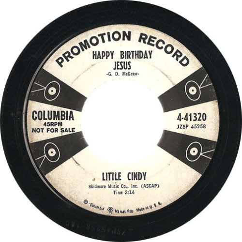 Vinyl / Little Cindy / Willis Sisters* - Happy Birthday Jesus / Blue Christmas