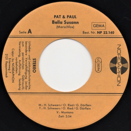 Vinyl / Pat & Paul - Bella Susann