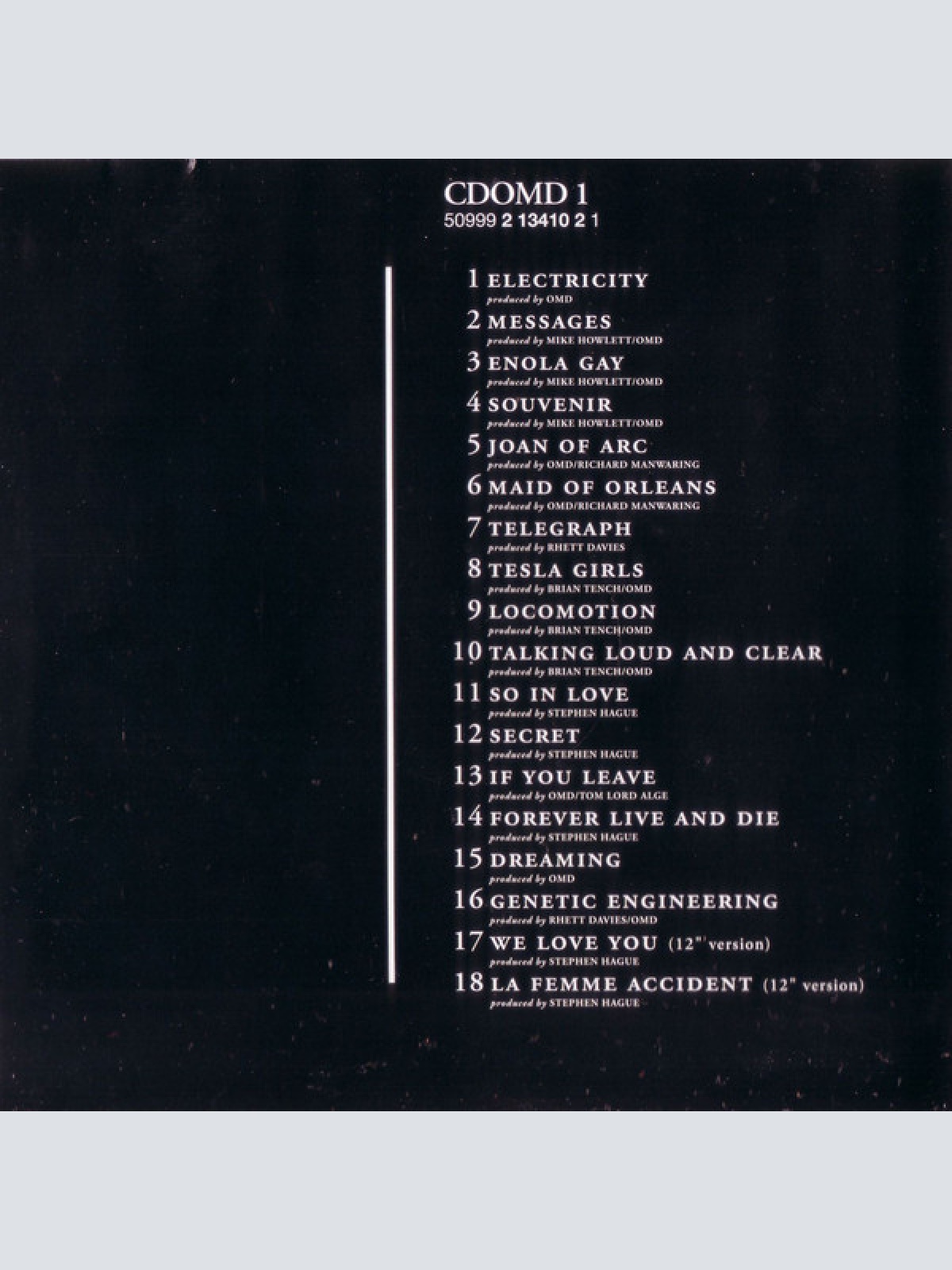 CD / Orchestral Manoeuvres In The Dark - The Hits Of OMD