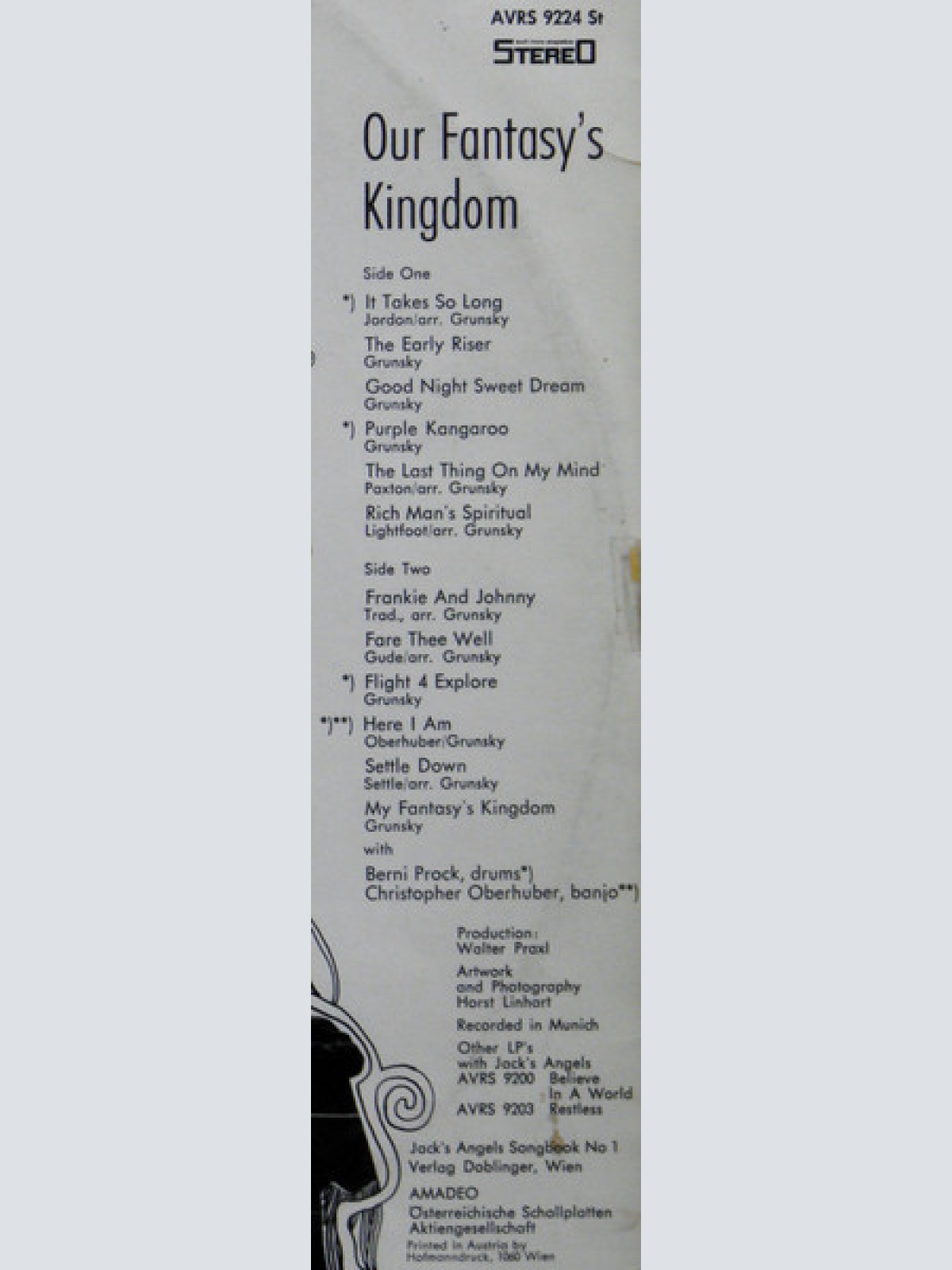 Vinyl / Jack's Angels - Our Fantasy's Kingdom