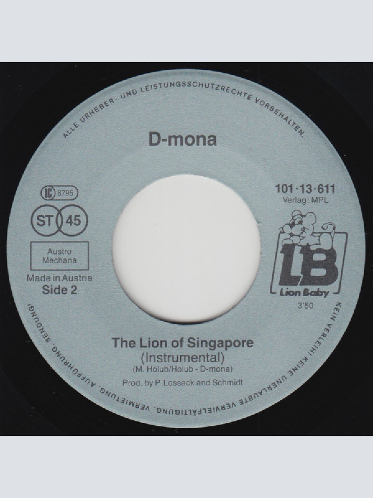 Vinyl / D-Mona - Remember Singapore