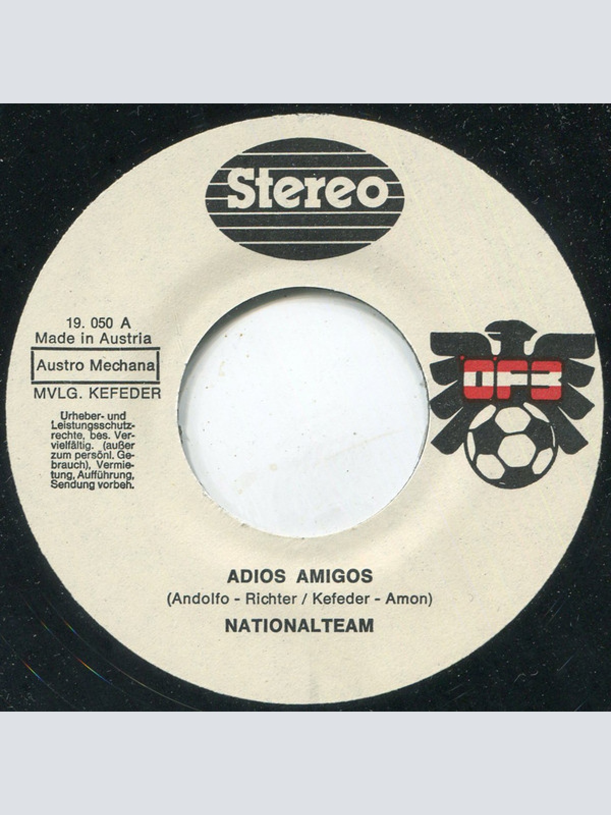 Vinyl / Nationalteam* - WM 82 España