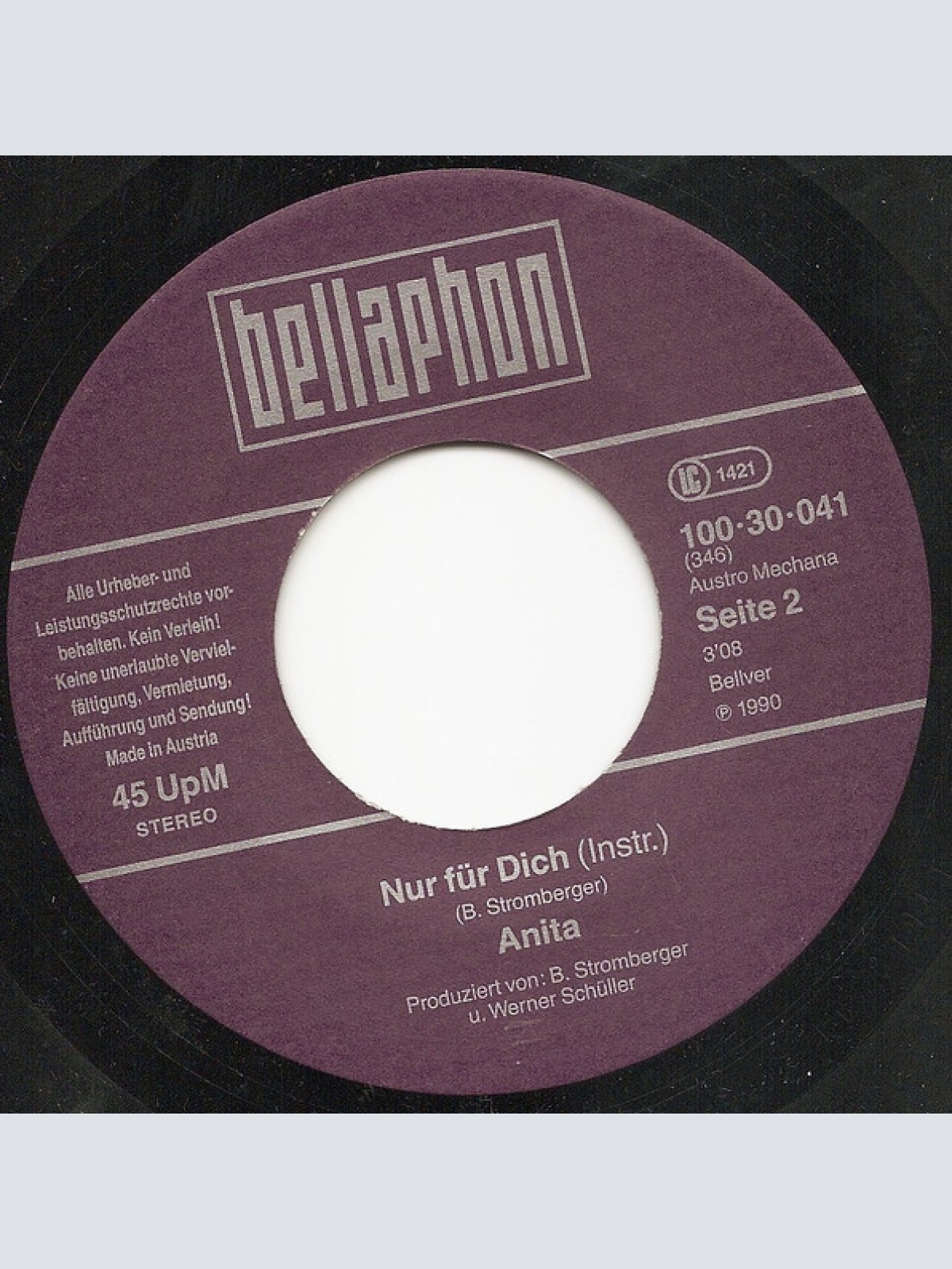 Vinyl / Anita* Featuring Andy Wörz* - Nur Für Dich