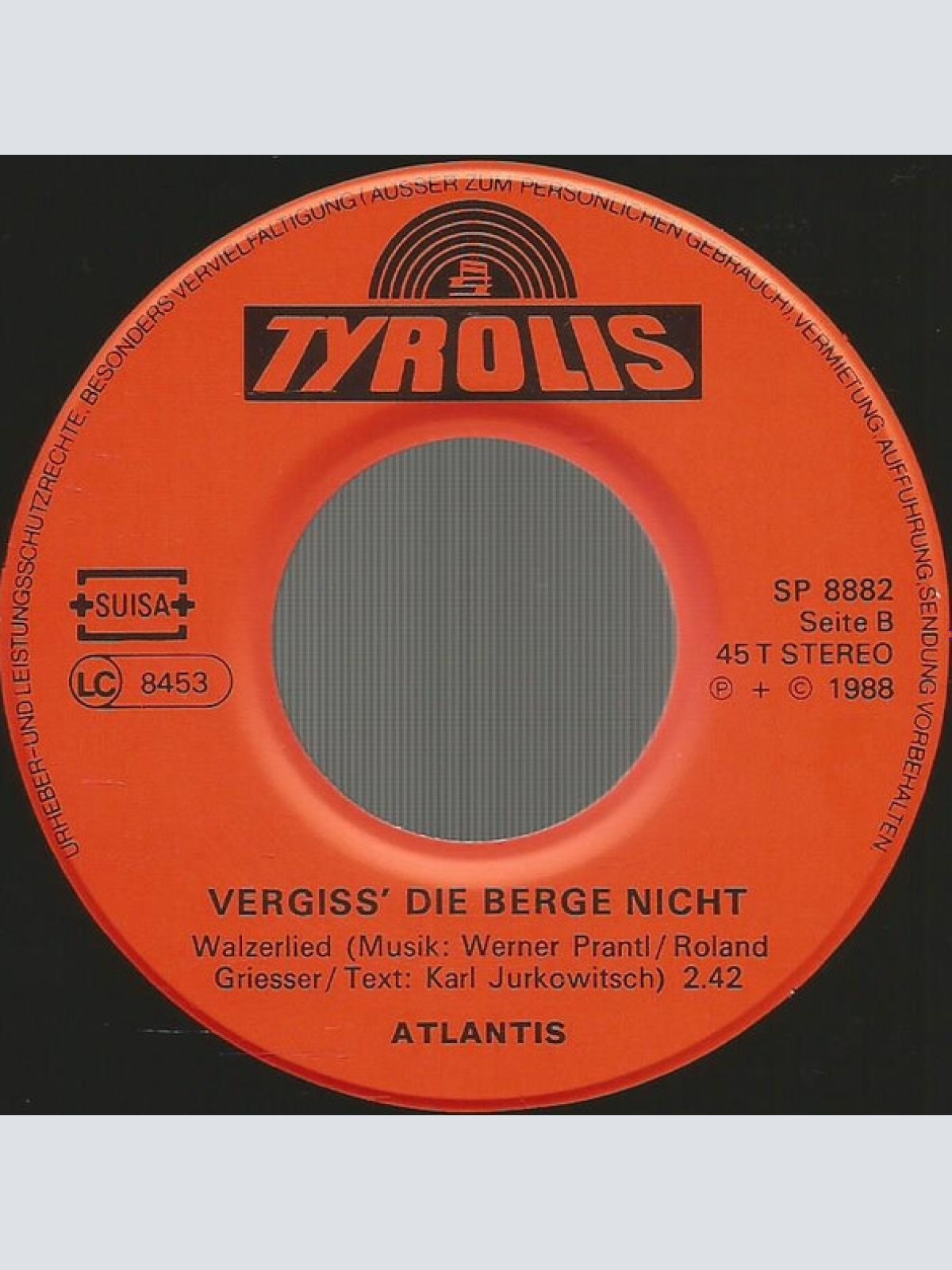 Vinyl / Atlantis (20) - Bald Lacht Sonnenschein