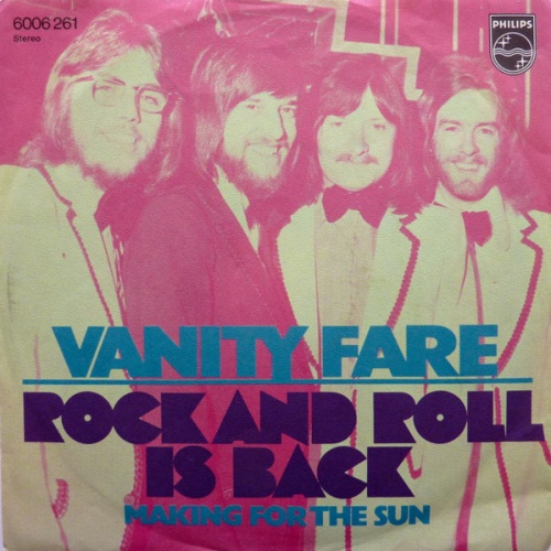 Vinyl / Vanity Fare - Rock And Roll Is Back / Making For The Sun