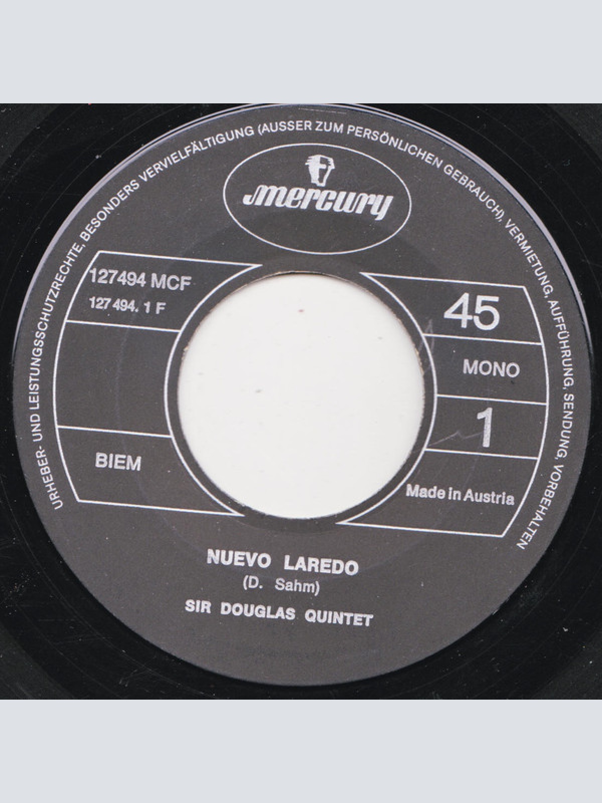 Vinyl / Sir Douglas Quintet - Nuevo Laredo