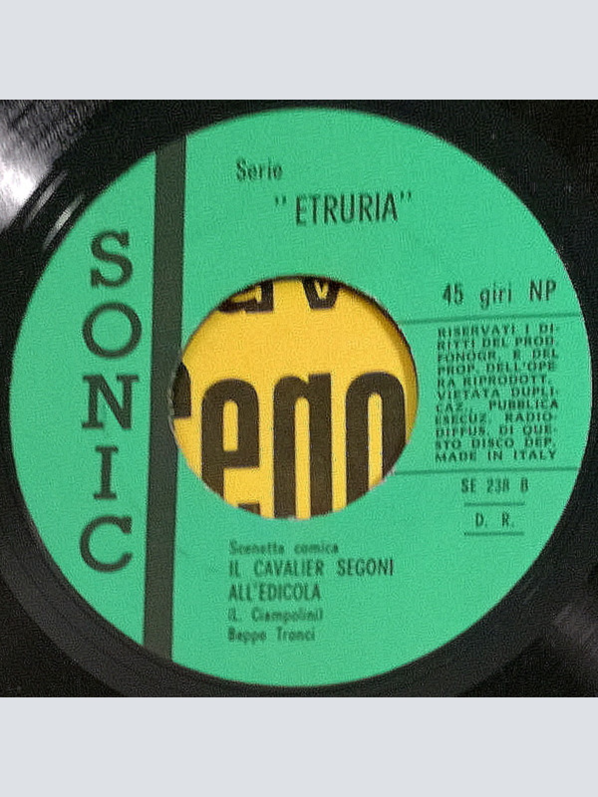 Vinyl / Beppe Tronci - Il Cavalier Segoni All'Edicola