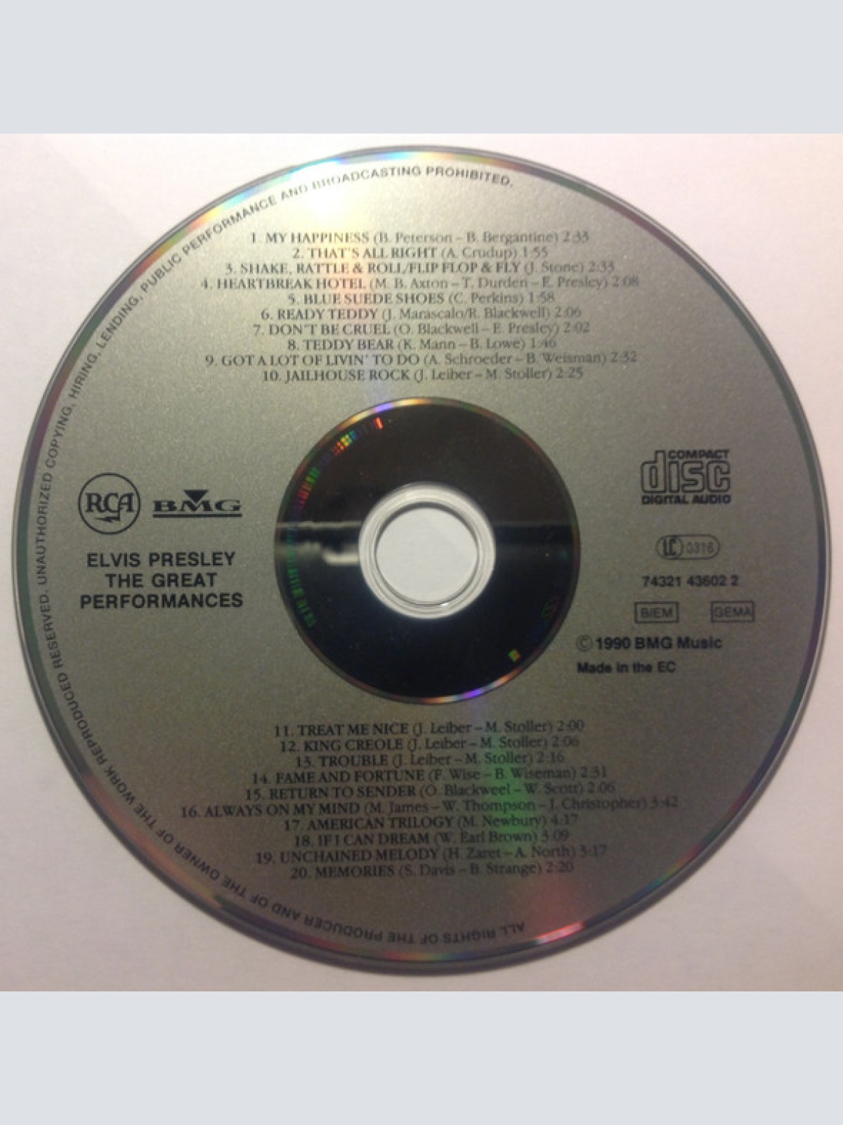 CD / Elvis Presley - The Great Performances