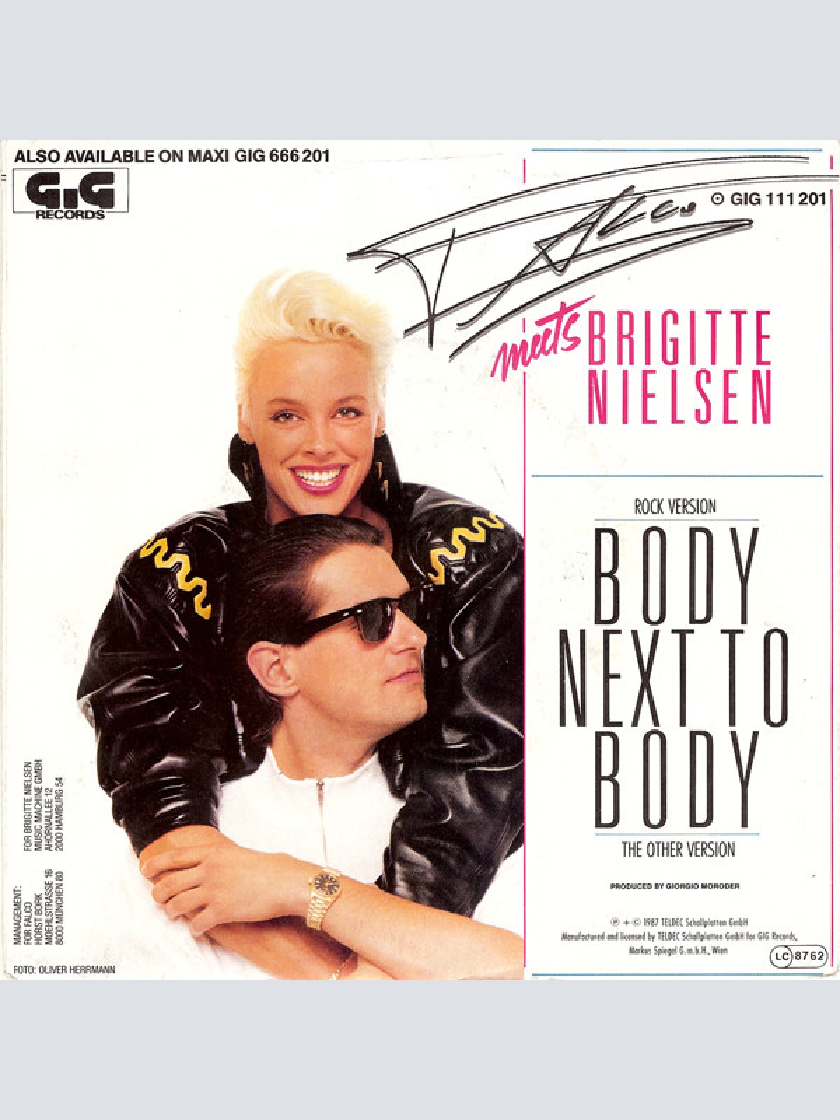 Vinyl / Falco Meets Brigitte Nielsen - Body Next To Body